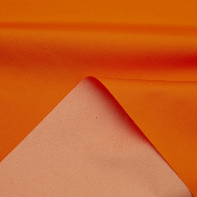 Курточная ткань Дюэл (дюспо) 16-1359, PU/WR/Milky, 80 гр/м2, шир.150см, цвет оранжевый - купить в Воронеже. Цена 141.80 руб.