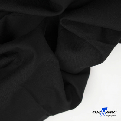 Ткань костюмная "Матте" 80% P, 16% R, 4% S, 170 г/м2, шир.150 см, цв-черный #1 - купить в Воронеже. Цена 372.90 руб.