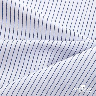 Ткань сорочечная Ронда, 115 г/м2, 58% пэ,42% хл, шир.150 см, цв.4-синяя, (арт.114) - купить в Воронеже. Цена 306.69 руб.
