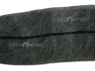 WS7225-прокладочная лента усиленная швом для подгиба 30мм-графит (50м) - купить в Воронеже. Цена: 16.97 руб.