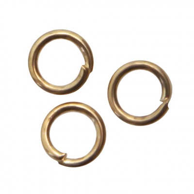 Кольцо  соединительное для бижутерии 4 мм, цв.-золото - купить в Воронеже. Цена: 0.41 руб.