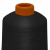 Нитки текстурированные кручёные, намот. 15 000 м, цвет чёрный - купить в Воронеже. Цена: 237.24 руб.