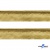 Кант атласный 136, шир. 12 мм (в упак. 65,8 м), цвет золото - купить в Воронеже. Цена: 433.08 руб.