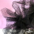 Евро-фатин горох, 100% полиэфир, 15 г/м2, 150 см. 16-167/черный - купить в Воронеже. Цена 241.13 руб.