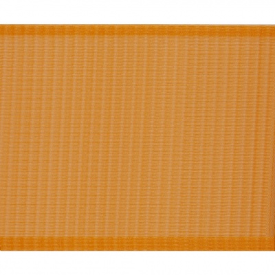 Лента капроновая "Гофре", шир. 110 мм/уп. 50 м, цвет оранжевый - купить в Воронеже. Цена: 26.93 руб.