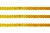 Пайетки "ОмТекс" на нитях, CREAM, 6 мм С / упак.73+/-1м, цв. 92 - золото - купить в Воронеже. Цена: 484.77 руб.