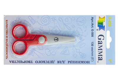 Ножницы G-508 детские 130 мм - купить в Воронеже. Цена: 118.32 руб.