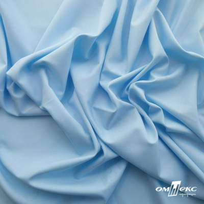 Ткань сорочечная Илер 100%полиэстр, 120 г/м2 ш.150 см, цв.голубой - купить в Воронеже. Цена 290.24 руб.