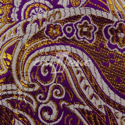 Ткань костюмная жаккард №9, 140 гр/м2, шир.150см, цвет фиолет - купить в Воронеже. Цена 387.20 руб.