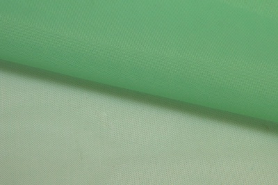 Портьерный капрон 15-6123, 47 гр/м2, шир.300см, цвет св.зелёный - купить в Воронеже. Цена 137.27 руб.