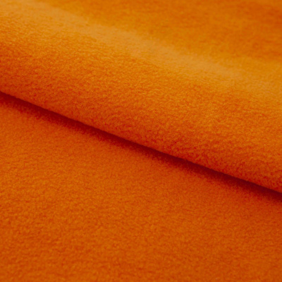 Флис DTY 16-1358, 250 г/м2, шир. 150 см, цвет оранжевый - купить в Воронеже. Цена 640.46 руб.