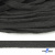 Шнур плетеный d-8 мм плоский, 70% хлопок 30% полиэстер, уп.85+/-1 м, цв.1026-серый - купить в Воронеже. Цена: 735 руб.