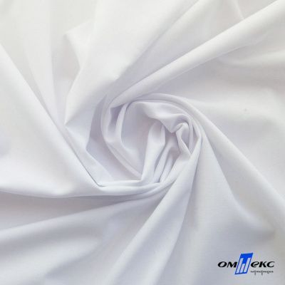 Ткань сорочечная Илер 100%полиэстр, 120 г/м2 ш.150 см, цв.белый - купить в Воронеже. Цена 290.24 руб.