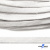 Шнур плетеный d-8 мм плоский, 70% хлопок 30% полиэстер, уп.85+/-1 м, цв.1018-белый - купить в Воронеже. Цена: 735 руб.