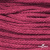 Шнур плетеный d-6 мм, 70% хлопок 30% полиэстер, уп.90+/-1 м, цв.1068-фуксия - купить в Воронеже. Цена: 588 руб.