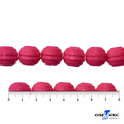 0309-Бусины деревянные "ОмТекс", 16 мм, упак.50+/-3шт, цв.023-розовый - купить в Воронеже. Цена: 62.22 руб.