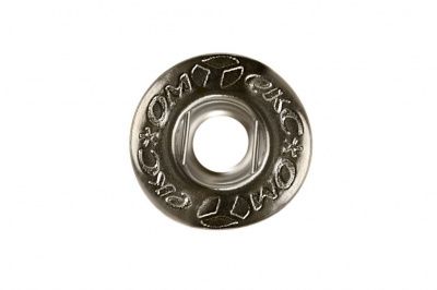 Кнопка металлическая "Альфа" с пружиной, 15 мм (уп. 720+/-20 шт), цвет никель - купить в Воронеже. Цена: 1 466.73 руб.