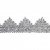 Тесьма металлизированная 0384-0240, шир. 40 мм/уп. 25+/-1 м, цвет серебро - купить в Воронеже. Цена: 490.74 руб.