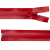 Молния водонепроницаемая PVC Т-7, 60 см, разъемная, цвет (820) красный - купить в Воронеже. Цена: 49.39 руб.