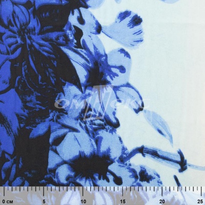Плательная ткань "Фламенко" 19.1, 80 гр/м2, шир.150 см, принт растительный - купить в Воронеже. Цена 241.49 руб.