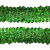 Тесьма с пайетками D4, шир. 30 мм/уп. 25+/-1 м, цвет зелёный - купить в Воронеже. Цена: 1 087.39 руб.