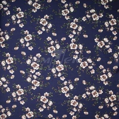 Плательная ткань "Фламенко" 3.2, 80 гр/м2, шир.150 см, принт растительный - купить в Воронеже. Цена 239.03 руб.