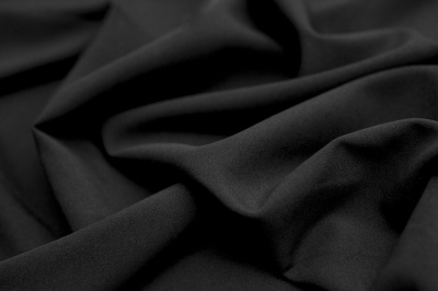 Костюмная ткань с вискозой "Флоренция", 195 гр/м2, шир.150см, цвет чёрный - купить в Воронеже. Цена 502.24 руб.