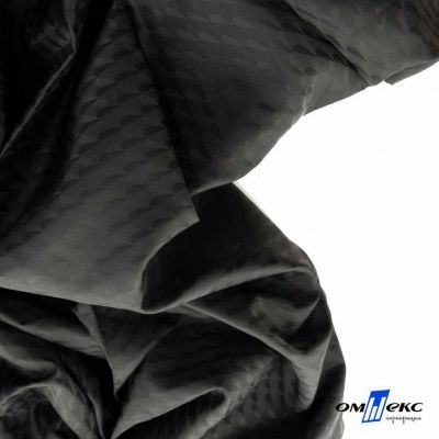 Ткань подкладочная Жаккард PV2416932, 93г/м2, 145 см,черный - купить в Воронеже. Цена 241.46 руб.