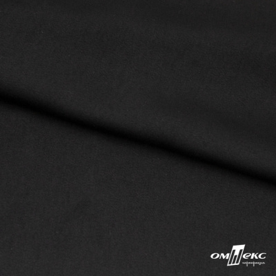Ткань плательная Габриэль 100% полиэстер,140 (+/-10) гр/м2, шир. 150 см, цв. черный BLACK - купить в Воронеже. Цена 248.37 руб.