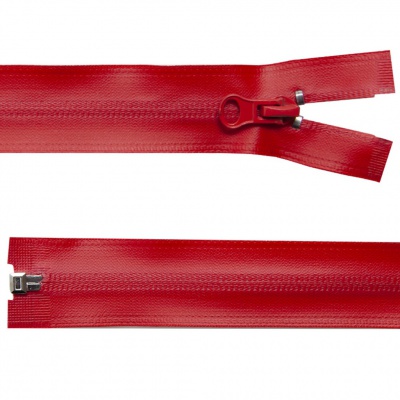 Молния водонепроницаемая PVC Т-7, 90 см, разъемная, цвет (820) красный - купить в Воронеже. Цена: 61.18 руб.