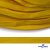 Шнур плетеный (плоский) d-12 мм, (уп.90+/-1м), 100% полиэстер, цв.269 - жёлтый - купить в Воронеже. Цена: 8.62 руб.
