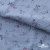 Ткань Муслин принт, 100% хлопок, 125 гр/м2, шир. 140 см, #2308 цв. 69 серо-голубой с цветком - купить в Воронеже. Цена 413.11 руб.