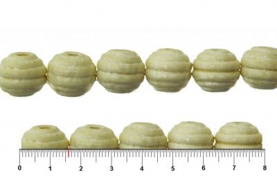 0309-Бусины деревянные "ОмТекс", 16 мм, упак.50+/-3шт, цв.035-белый - купить в Воронеже. Цена: 62.22 руб.