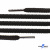 Шнурки #106-09, круглые 130 см, цв.чёрный - купить в Воронеже. Цена: 21.92 руб.