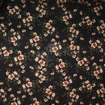 Плательная ткань "Фламенко" 3.1, 80 гр/м2, шир.150 см, принт растительный - купить в Воронеже. Цена 239.03 руб.