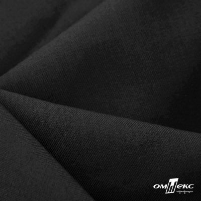 Ткань костюмная Зара, 92%P 8%S, BLACK, 200 г/м2, шир.150 см - купить в Воронеже. Цена 325.28 руб.