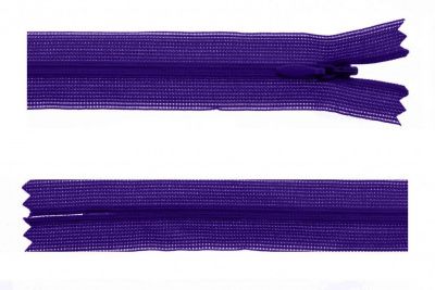Молния потайная Т3 866, 50 см, капрон, цвет фиолетовый - купить в Воронеже. Цена: 8.62 руб.