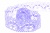 Тесьма кружевная 0621-2063, шир. 40 мм/уп. 20+/-1 м, цвет 107-фиолет - купить в Воронеже. Цена: 933.93 руб.