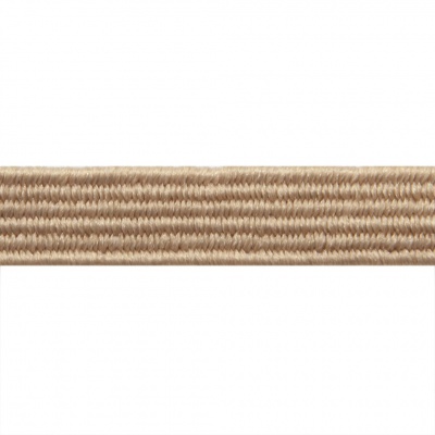 Резиновые нити с текстильным покрытием, шир. 6 мм ( упак.30 м/уп), цв.- 97-бежевый - купить в Воронеже. Цена: 152.05 руб.