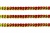 Пайетки "ОмТекс" на нитях, CREAM, 6 мм С / упак.73+/-1м, цв. 96 - красный - купить в Воронеже. Цена: 484.77 руб.