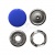 Кнопка рубашечная (закрытая) 9,5мм - эмаль, цв.168 - голубой - купить в Воронеже. Цена: 4.77 руб.