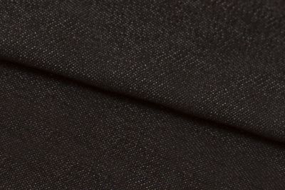 Ткань джинсовая №96, 160 гр/м2, шир.148см, цвет чёрный - купить в Воронеже. Цена 350.42 руб.