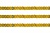 Пайетки "ОмТекс" на нитях, SILVER SHINING, 6 мм F / упак.91+/-1м, цв. 48 - золото - купить в Воронеже. Цена: 356.19 руб.