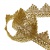 Тесьма металлизированная 0384-0240, шир. 40 мм/уп. 25+/-1 м, цвет золото - купить в Воронеже. Цена: 490.74 руб.