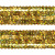 Тесьма с пайетками D16, шир. 20 мм/уп. 25+/-1 м, цвет золото - купить в Воронеже. Цена: 778.19 руб.