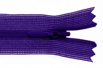 Молния потайная Т3 866, 50 см, капрон, цвет фиолетовый - купить в Воронеже. Цена: 8.62 руб.
