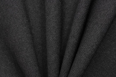 Ткань костюмная 25505 2003, 265 гр/м2, шир.150см, цвет т.серый - купить в Воронеже. Цена 418.73 руб.
