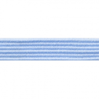 Резиновые нити с текстильным покрытием, шир. 6 мм ( упак.30 м/уп), цв.- 108-голубой - купить в Воронеже. Цена: 155.22 руб.