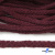 Шнур плетеный d-6 мм круглый, 70% хлопок 30% полиэстер, уп.90+/-1 м, цв.1070-бордовый - купить в Воронеже. Цена: 588 руб.